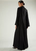 Asymmetric Abaya Black