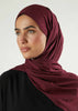 Tie Back Hijab Winter Berry