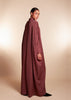 Batwing Abaya Pink Coffee