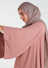 Bell Sleeve Abaya Pink - Final Sale