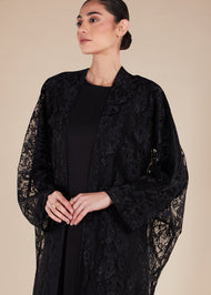 Black Lace Kimono - Final Sale