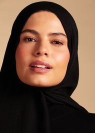 Premium Black Modal Hijab