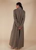Blazer Neck Abaya Quartz - Final Sale