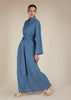 Blue Geo Cotton Maxi