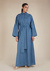 Blue Geo Cotton Maxi
