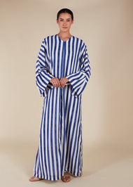 Blue Stripe Kaftan- Final Sale