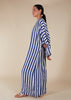 Blue Stripe Kaftan- Final Sale