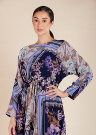 Botanical Blue Maxi - Final Sale