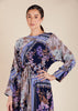 Botanical Blue Maxi - Final Sale