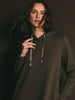 Hoody Abaya Grey
