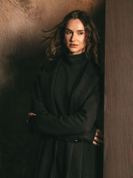 Drift Tailored Coat Black