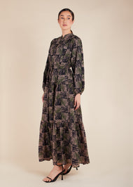 Camo Tiered Maxi - Final Sale