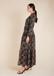 Camo Tiered Maxi - Final Sale