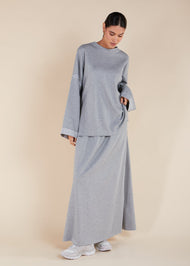 Casual Skirt and Top Co-Ord Grey - Final Sale
