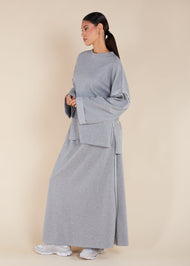 Casual Skirt and Top Co-Ord Grey - Final Sale