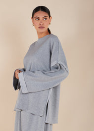 Casual Skirt and Top Co-Ord Grey - Final Sale