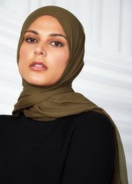 Cuban Coffee Chiffon Silk Hijab