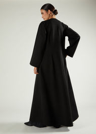 Classic Tweed Wrap Abaya