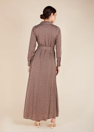 Coffee Polka Maxi - Final Sale