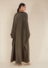 Raw Henna Open Abaya - Final Sale