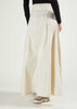 Cotton Poplin Skirt Cream