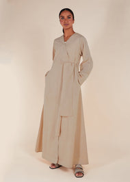 Cotton Wrap Abaya