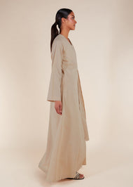 Cotton Wrap Abaya