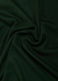 Dark Green Wool Modal Hijab