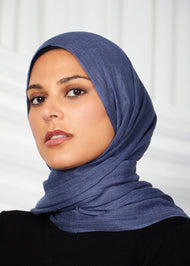 Denim Wool Modal Hijab