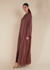 Dusty Pink Open Abaya