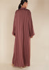 Dusty Pink Open Abaya