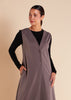 Longline Waistcoat Grey