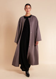 Modest Length Coat Grey - Final Sale