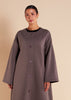 Modest Length Coat Grey - Final Sale