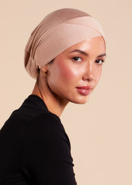 Side Cross Hijab Cap