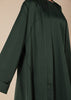 Open Seam Abaya Set Olive