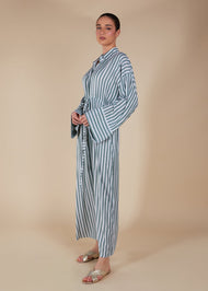 Bold Sage Drawstring Maxi - Final Sale