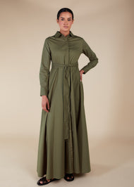 Shirted Maxi Olive