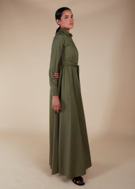 Shirted Maxi Olive