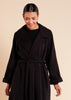 Mid Length Coat Black - Final Sale