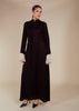 Mahnoor Abaya Dark Brown