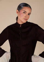 Mahnoor Abaya Dark Brown