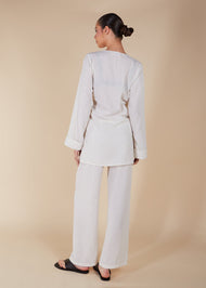 Side Wrap Co-Ord Nude - Final Sale