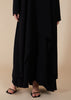 Layered Abaya Black