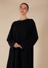 Layered Abaya Black