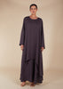 Layered Abaya Mauve