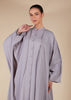 Open Abaya Light Grey