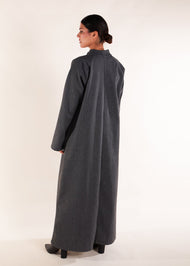 Winter Warmers Abaya Charcoal