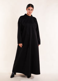 Winter Warmers Abaya Black