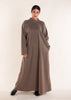 Winter Warmers Abaya Bisque - Final Sale